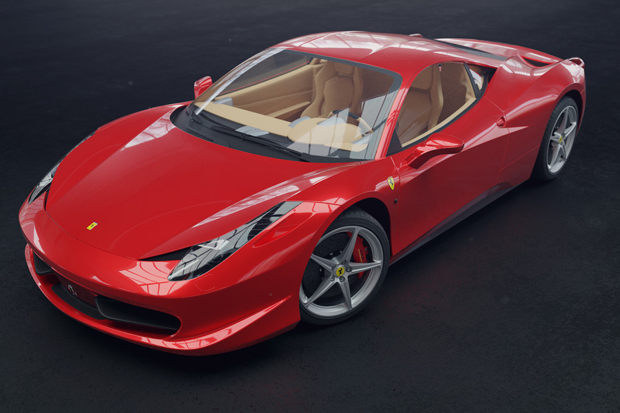 Ferrari 458 Italia 3D modell